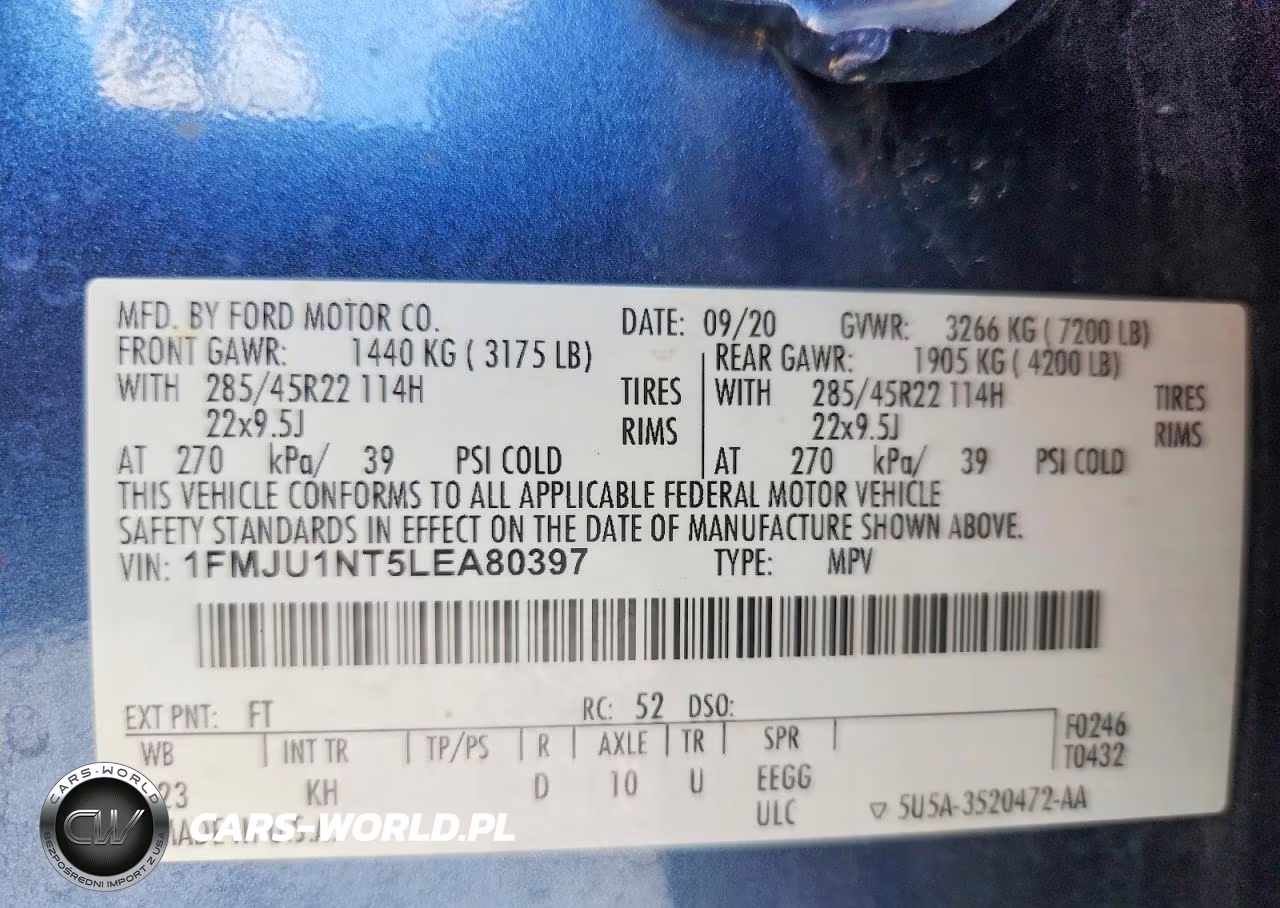 2020 Ford Expedition King Ranch VIN:1FMJU1NT5LEA80397 - 13