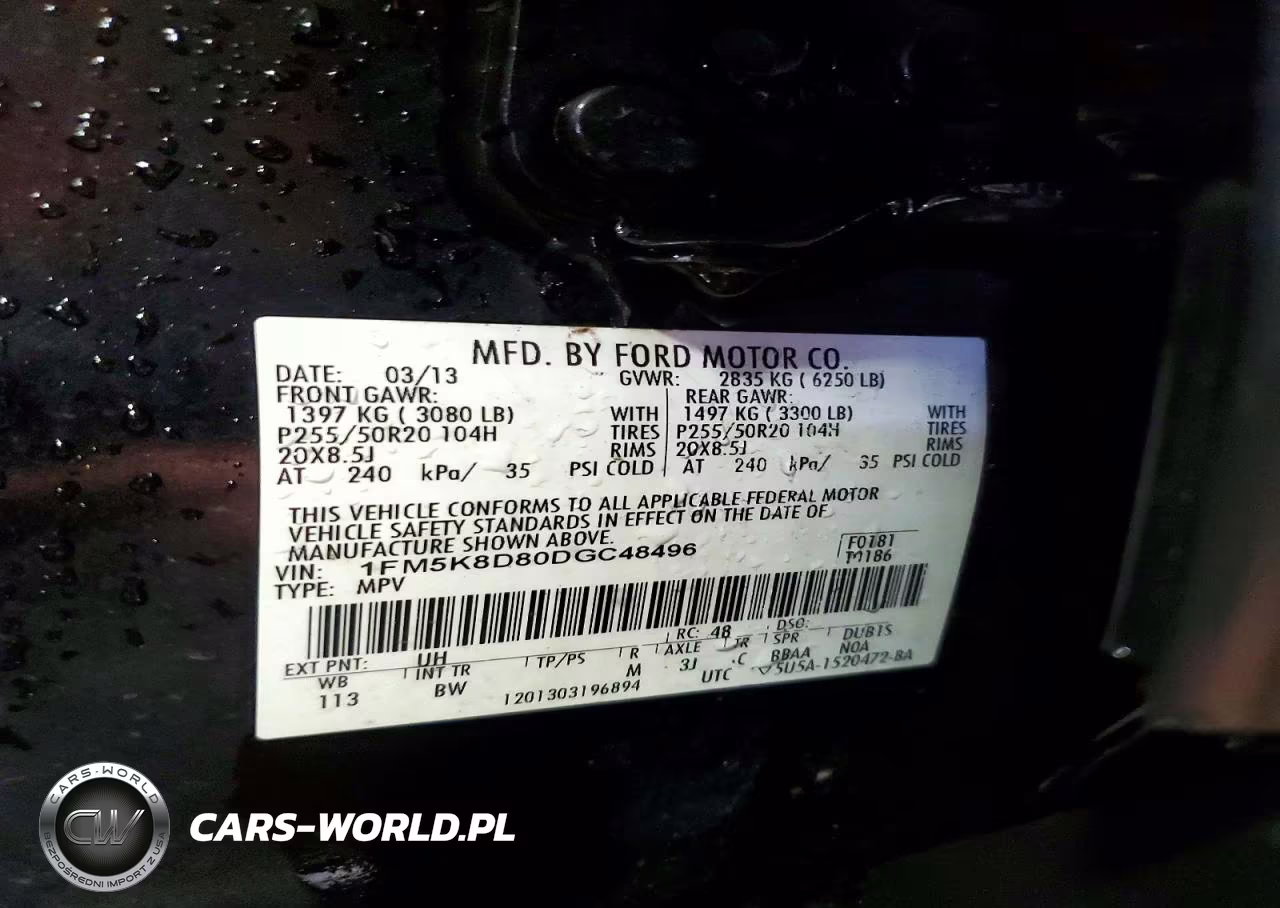 2013 Ford Explorer Xlt VIN:1FM5K8D80DGC48496 - 13