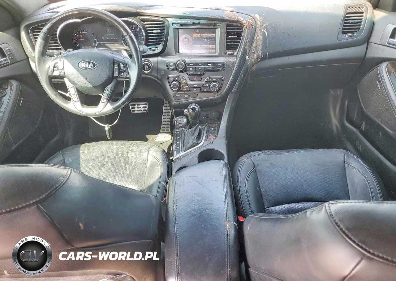 2013 Kia Optima Sx VIN:5XXGR4A63DG240761 - 8