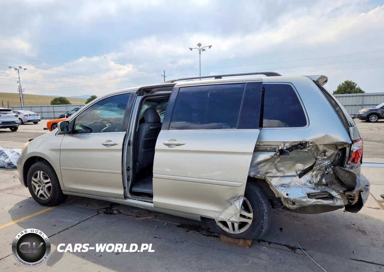 2007 Honda Odyssey Exl VIN:5FNRL38617B438529 - 2