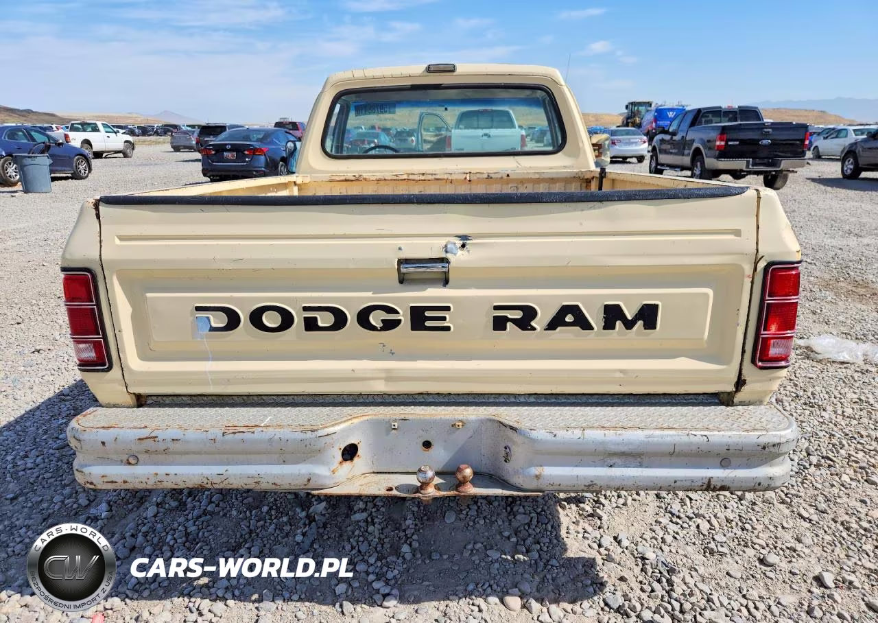 1987 Dodge D-Series D150 VIN:1B7FD14T1HS457392 - 6