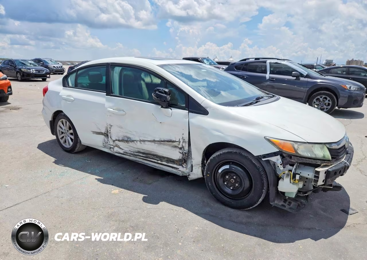 2012 Honda Civic Exl VIN:2HGFB2F90CH545736 - 4