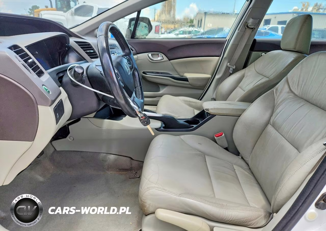 2012 Honda Civic Exl VIN:2HGFB2F90CH545736 - 7
