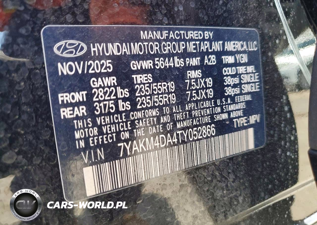 2026 Hyundai Ioniq 5 Se VIN:7YAKM4DA4TY052866 - 13