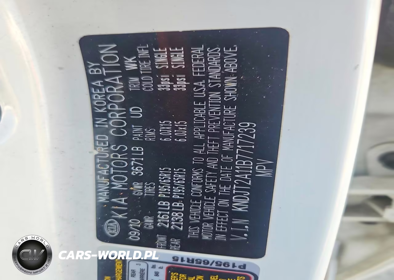 2011 Kia Soul VIN:KNDJT2A11B7717239 - 12