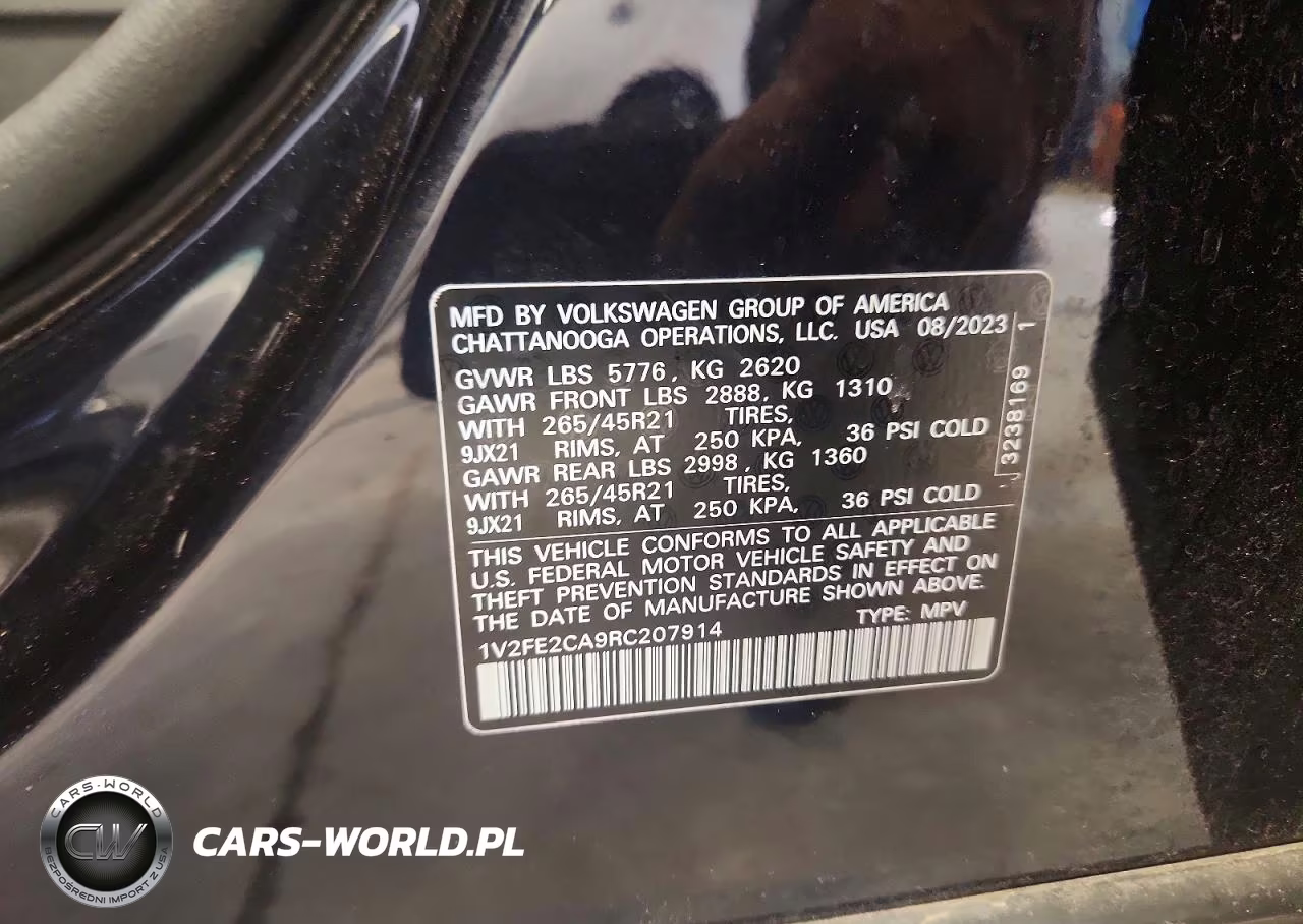 2024 Volkswagen Atlas Cross Sport Sel Premium R-Line VIN:1V2FE2CA9RC207914 - 13