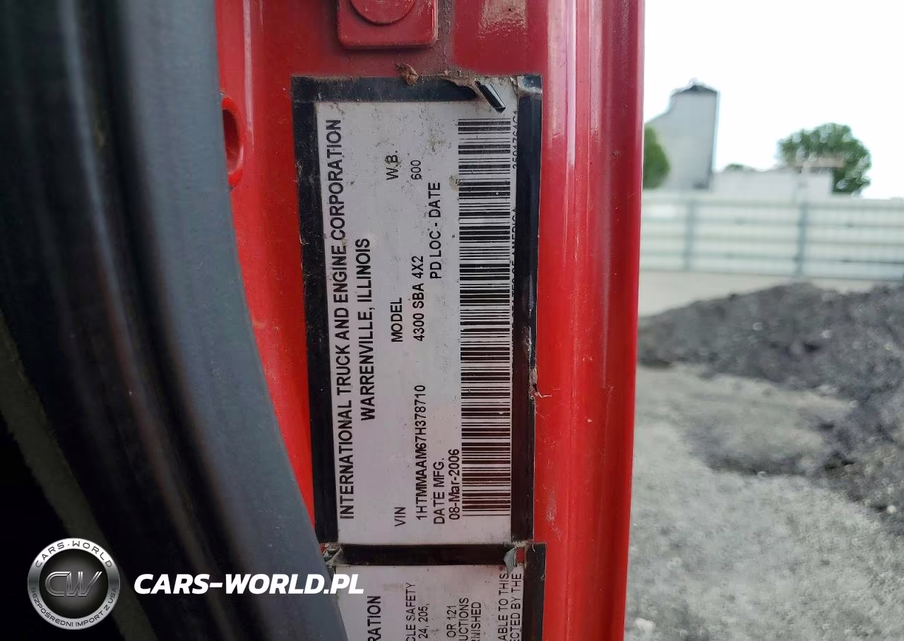 2007 International 4000 4300 VIN:1HTMMAAM67H378710 - 12