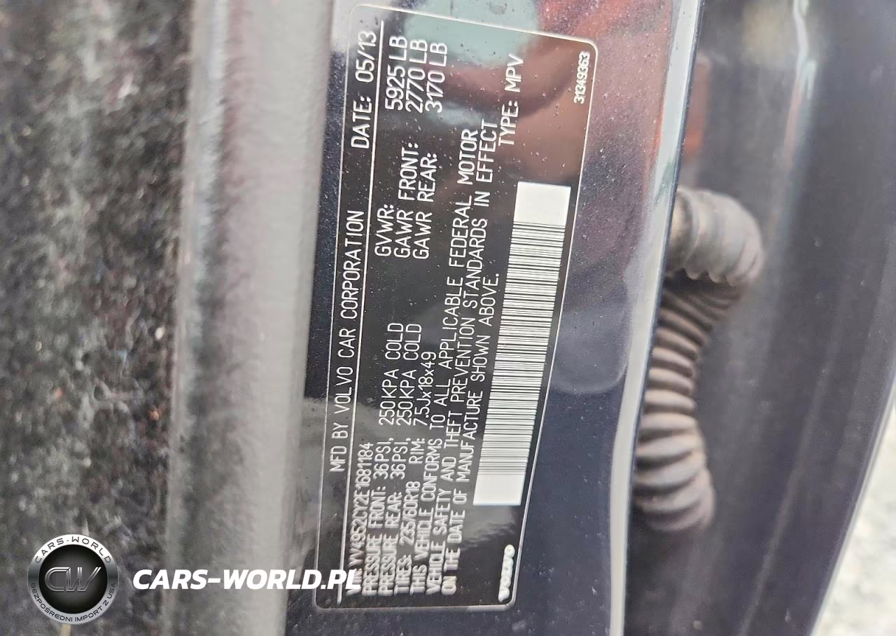 2014 Volvo Xc90 3.2 VIN:YV4952CY2E1681184 - 13