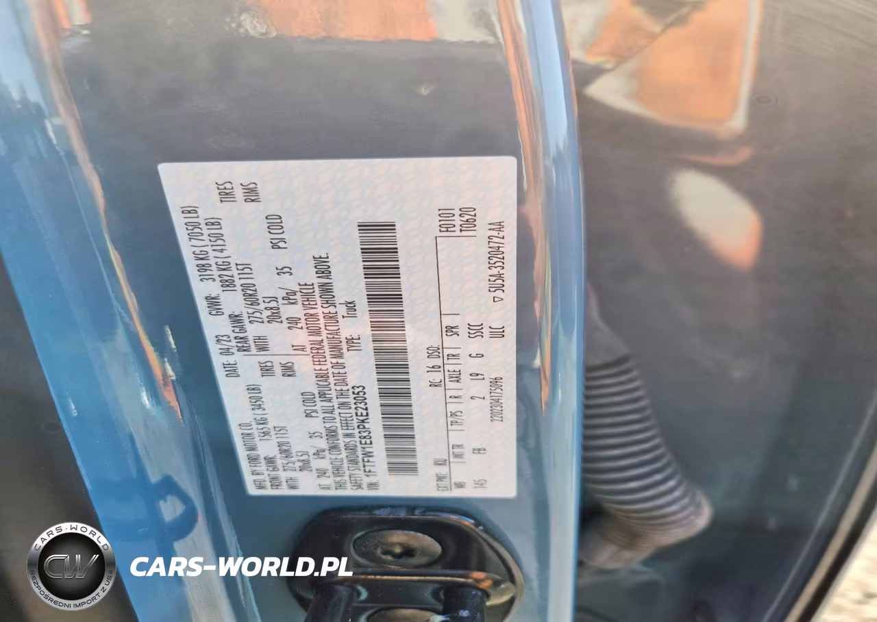 2023 Ford F150 Supercrew VIN:1FTFW1E83PKE23053 - 12