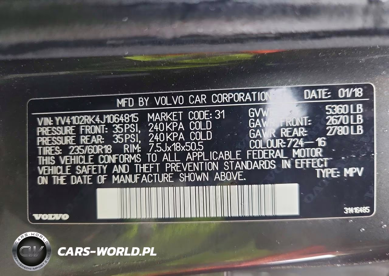 2018 Volvo Xc60 T5 Momentum VIN:YV4102RK4J1064815 - 13