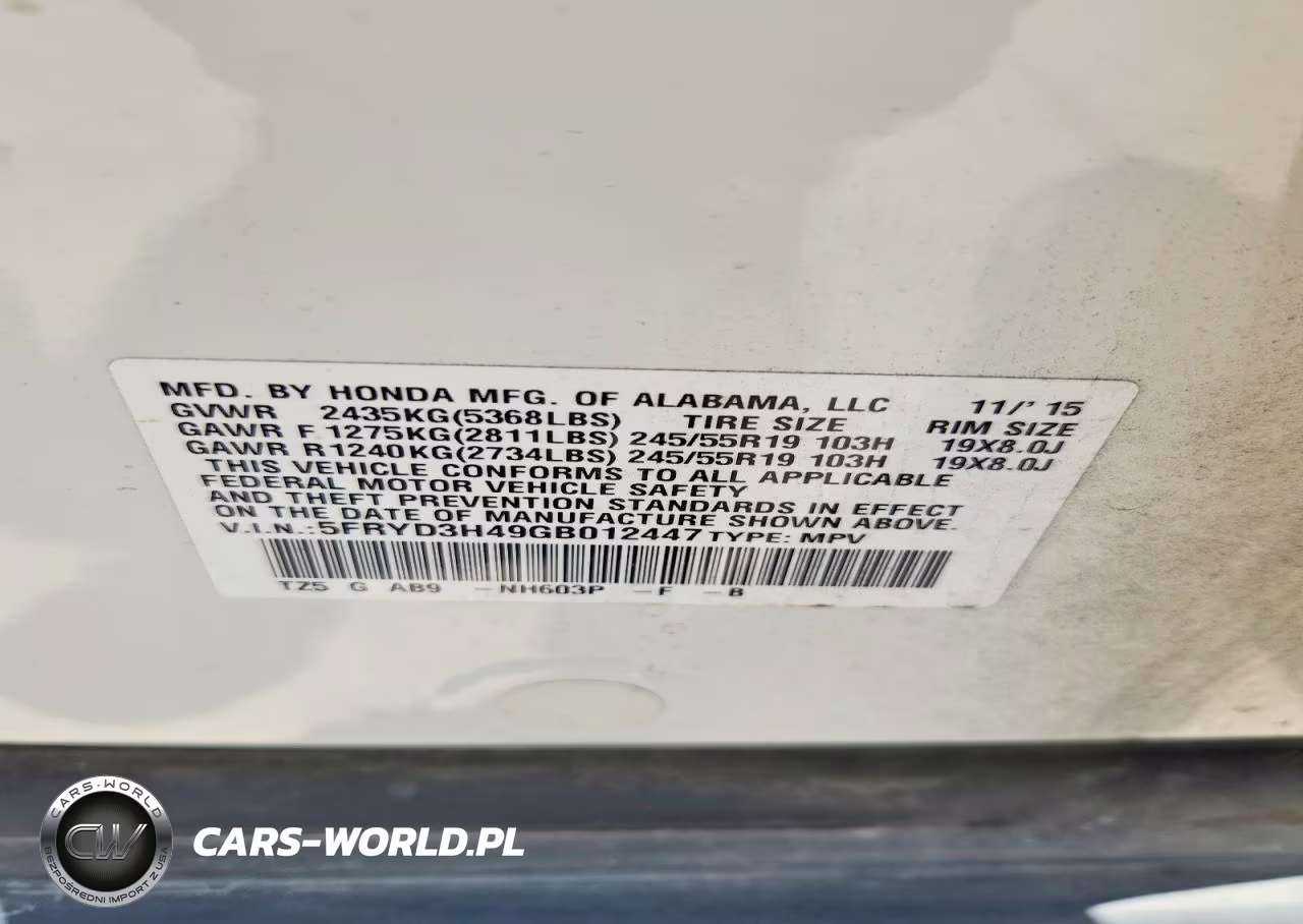 2016 Acura Mdx Technology VIN:5FRYD3H49GB012447 - 13