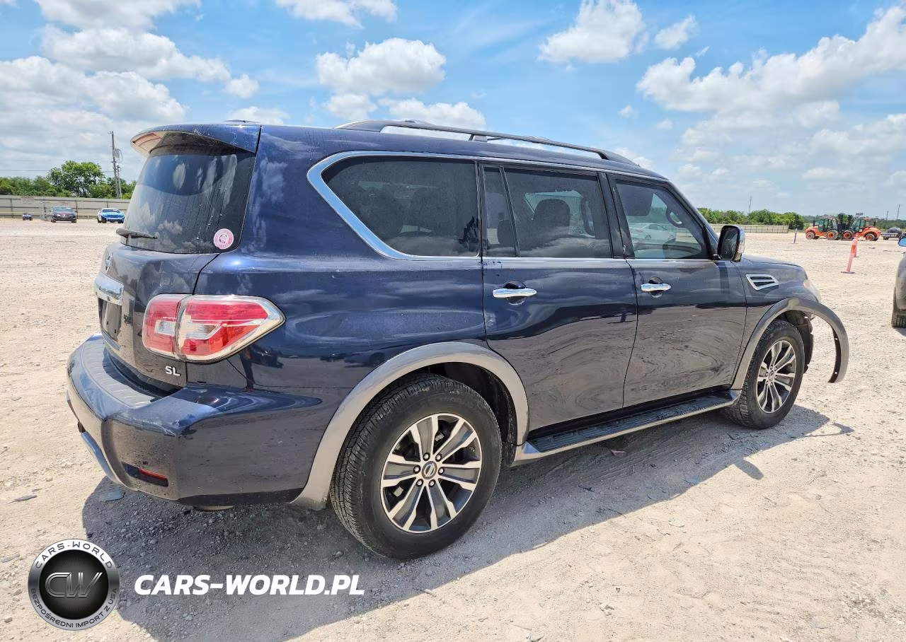 2019 Nissan Armada Sl VIN:JN8AY2ND6K9087636 - 3