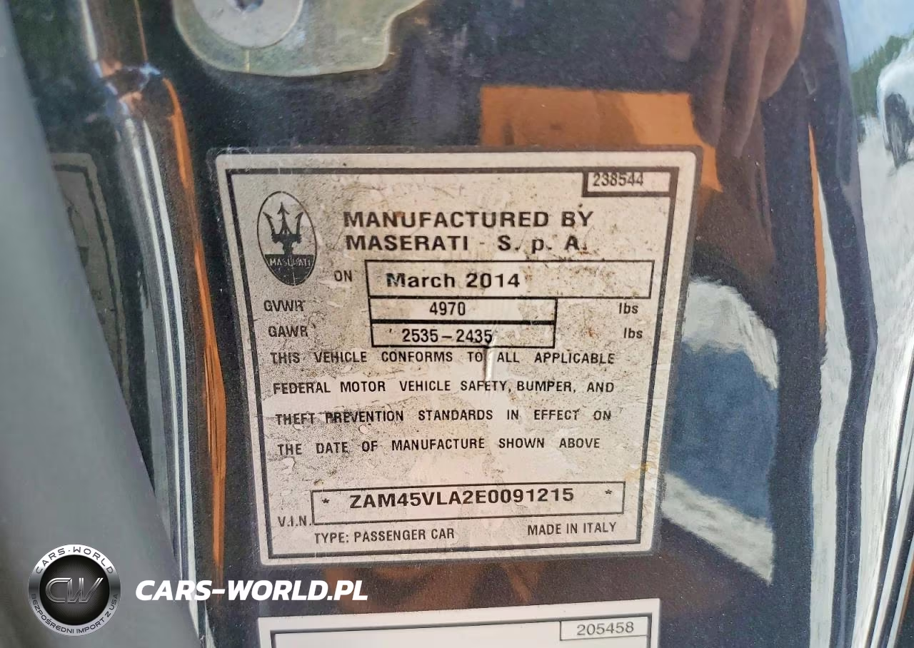 2014 Maserati Grantursmo VIN:ZAM45VLA2E0091215 - 12