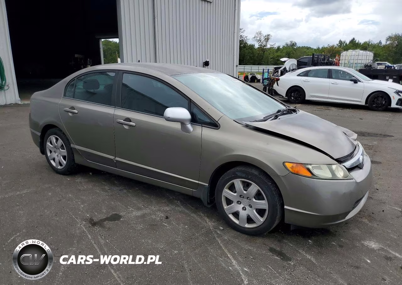 2008 Honda Civic Lx VIN:2HGFA16508H345215 - 4