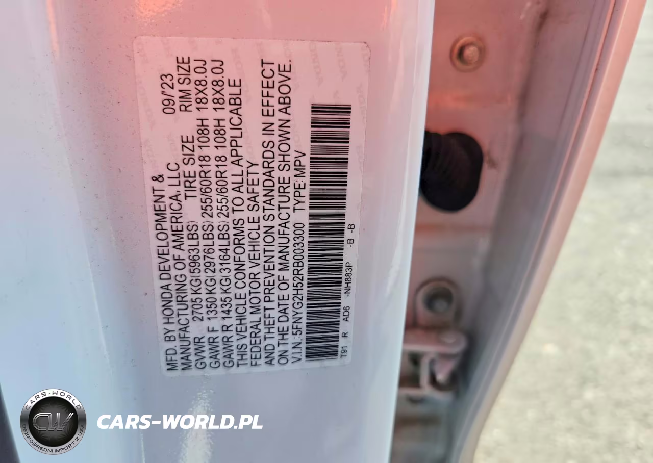 2024 Honda Pilot Exl VIN:5FNYG2H52RB003300 - 13