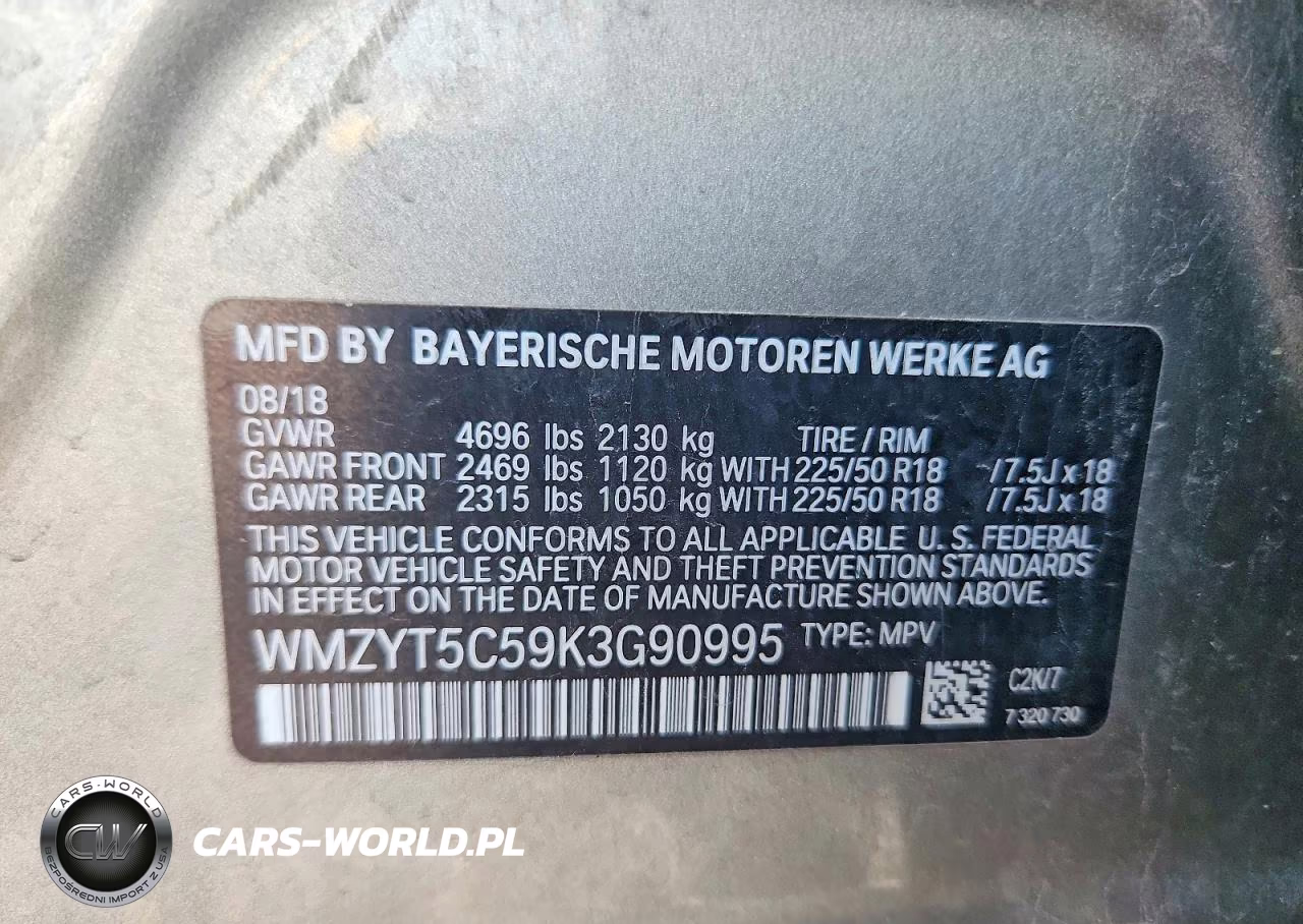 2019 Mini Cooper S Countryman All4 VIN:WMZYT5C59K3G90995 - 12