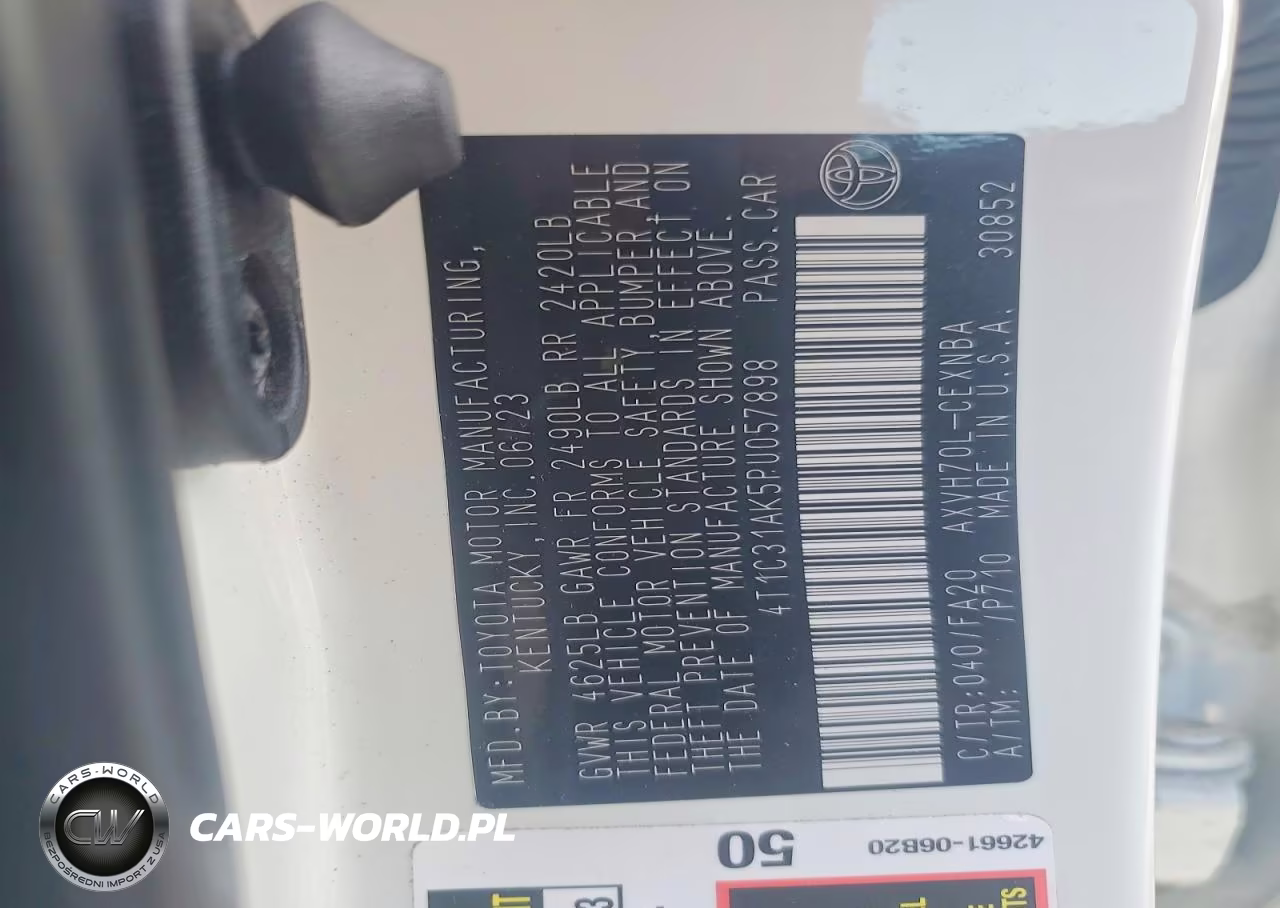 2023 Toyota Camry Le VIN:4T1C31AK5PU057898 - 12