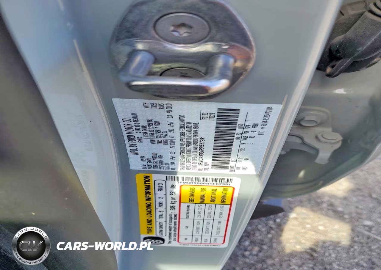 2024 Ford Bronco Sport Big Bend VIN:3FMCR9B66RRE67991 - 13