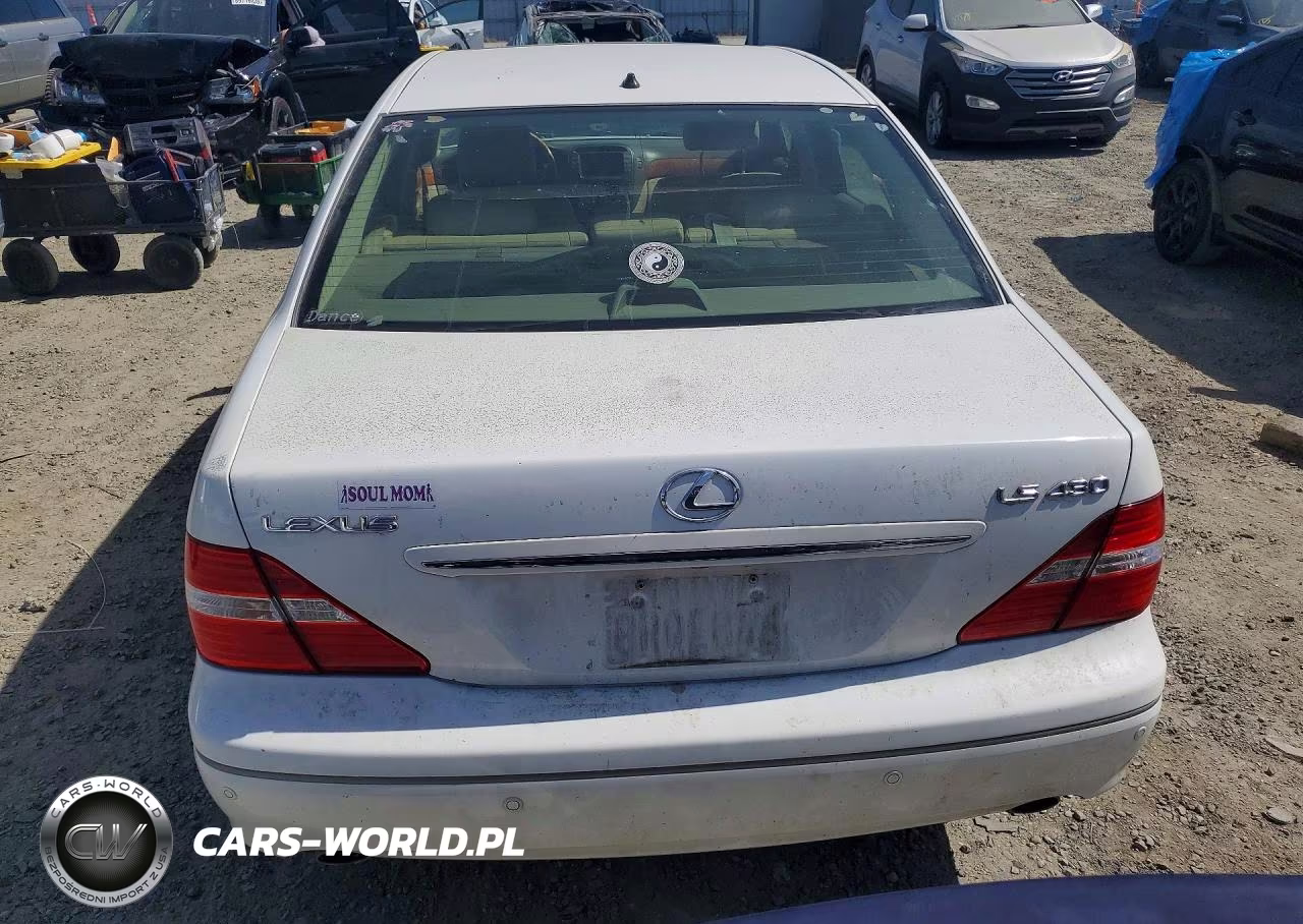 2005 Lexus Ls 430 VIN:JTHBN36F155014750 - 6