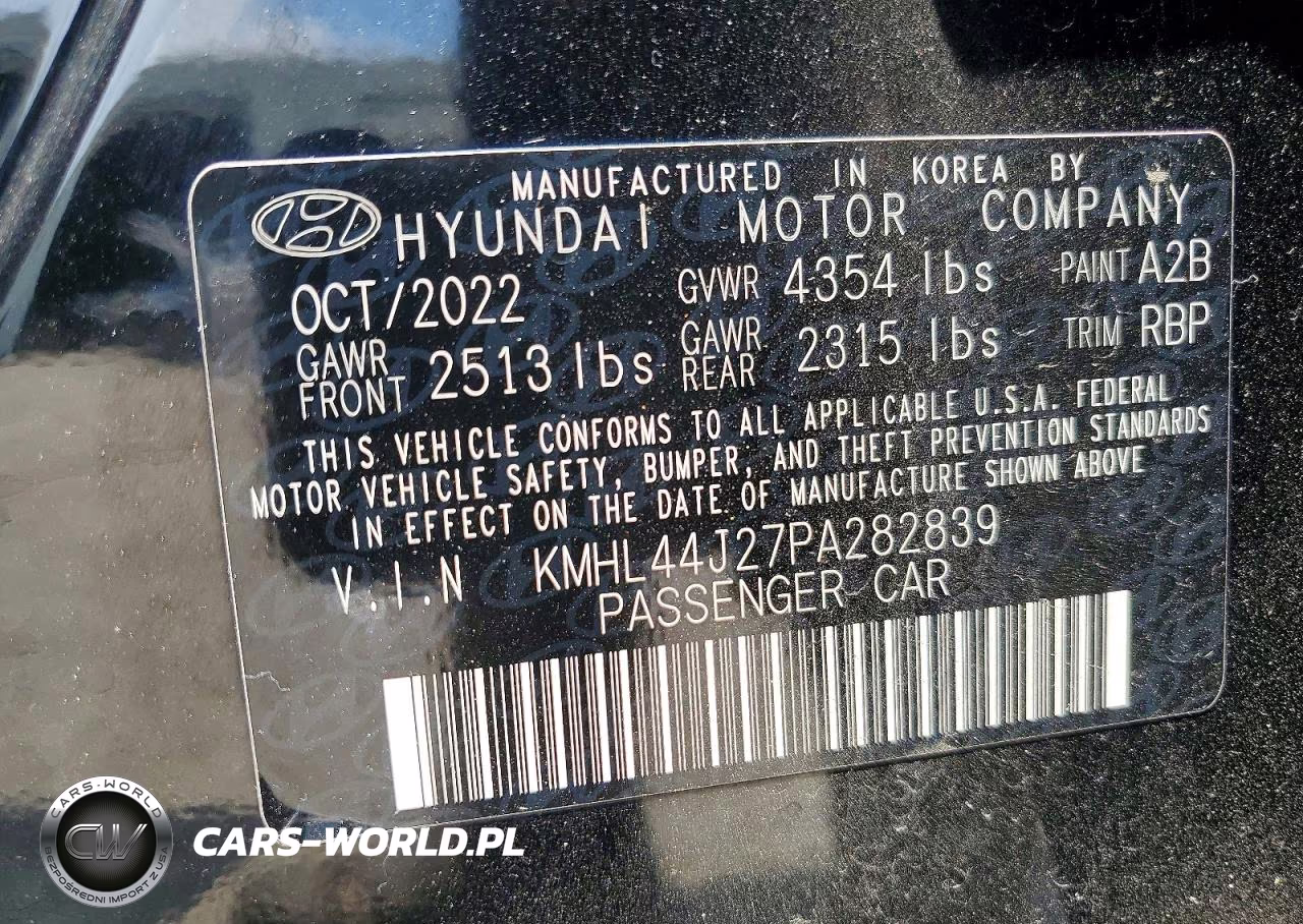 2023 Hyundai Sonata Sel Plus VIN:KMHL44J27PA282839 - 12