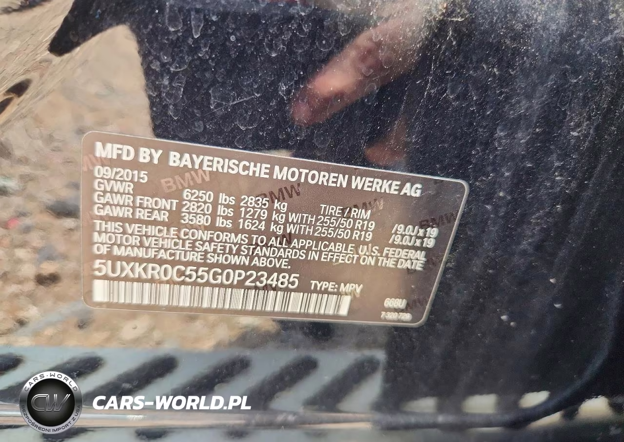 2016 BMW X5 xDrive35I VIN:5UXKR0C55G0P23485 - 13