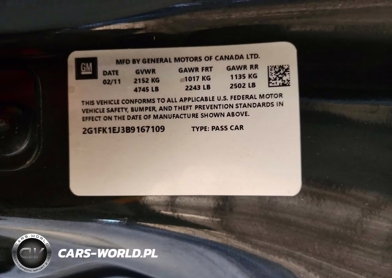 2011 Chevrolet Camaro 2Ss VIN:2G1FK1EJ3B9167109 - 12