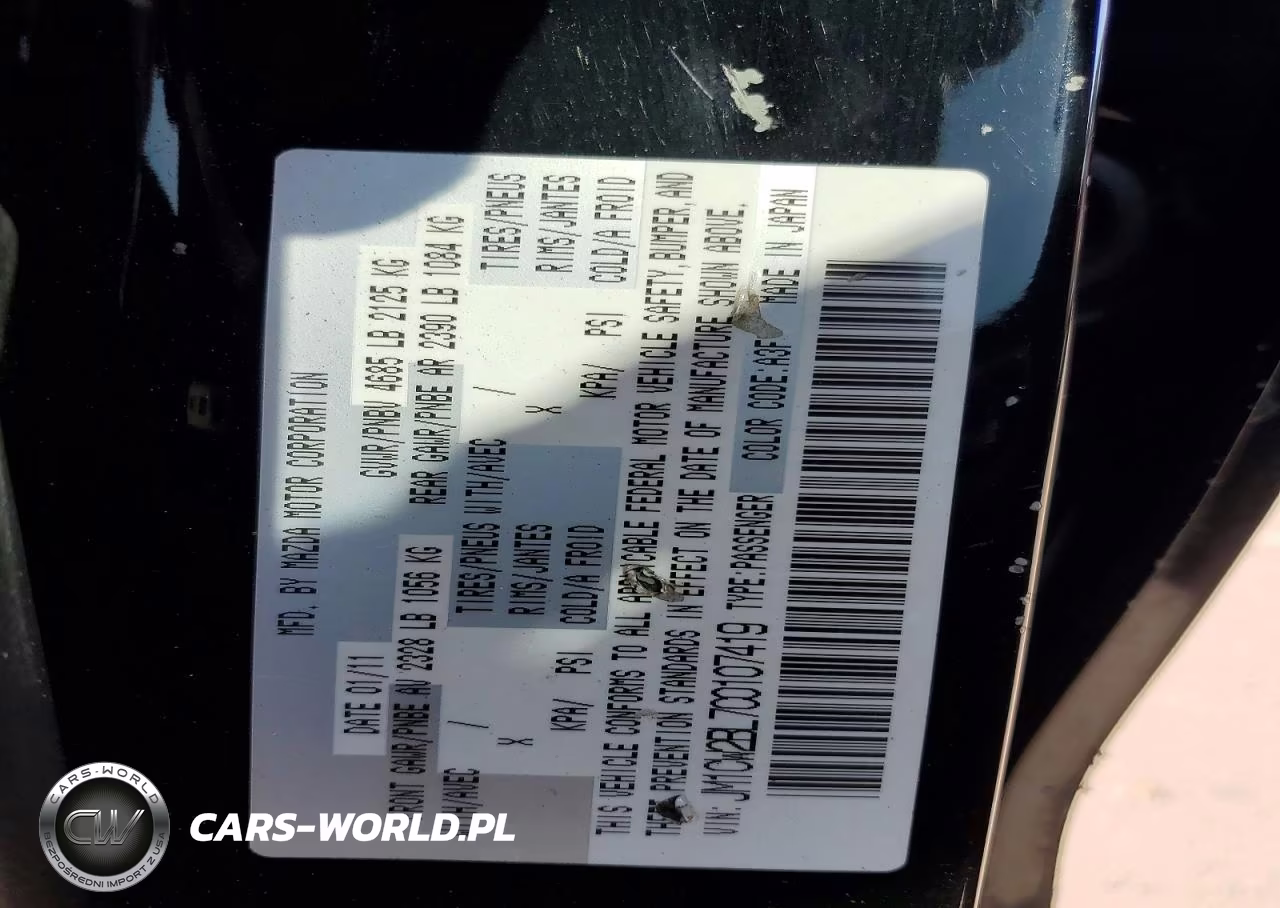 2012 Mazda 5 VIN:JM1CW2BL7C0107419 - 13