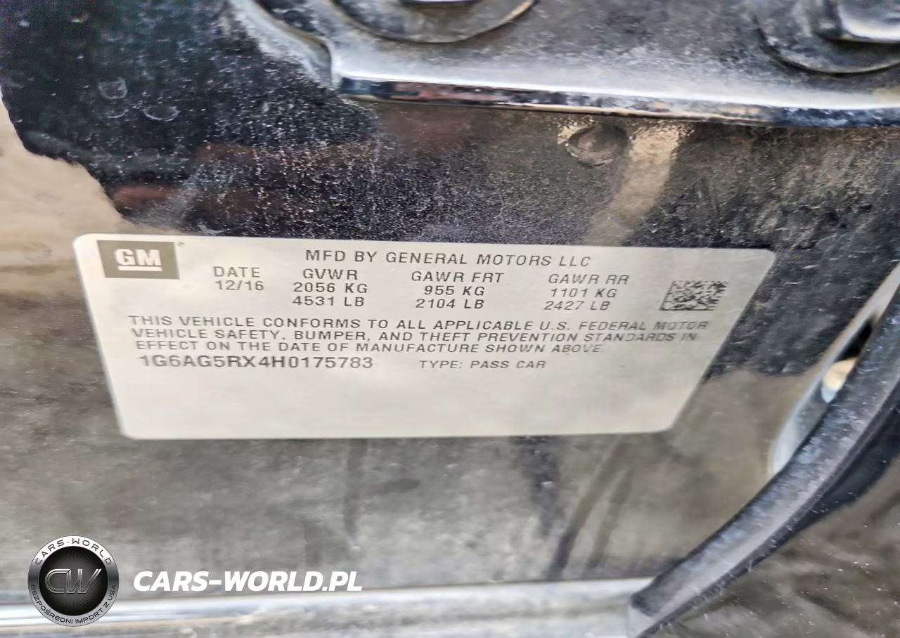 2017 Cadillac Ats VIN:1G6AG5RX4H0175783 - 12