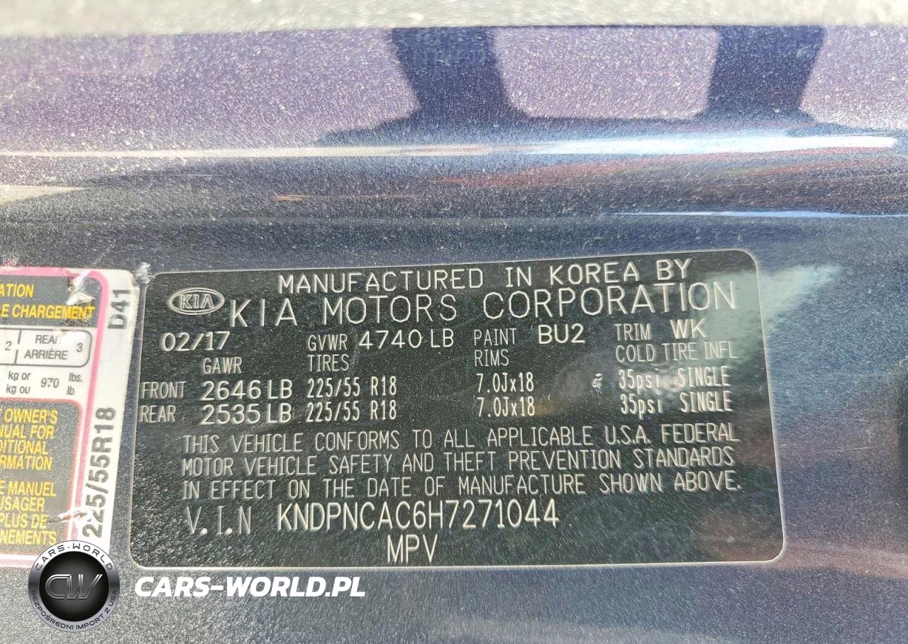 2017 Kia Sportage Ex VIN:KNDPNCAC6H7271044 - 13