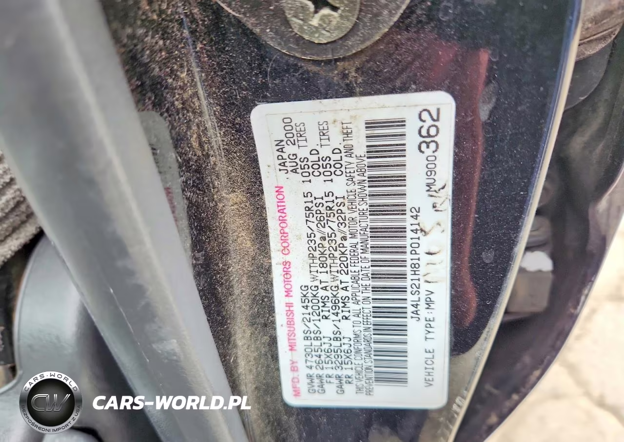 2001 Mitsubishi Montero Sport Es VIN:JA4LS21H81P014142 - 13