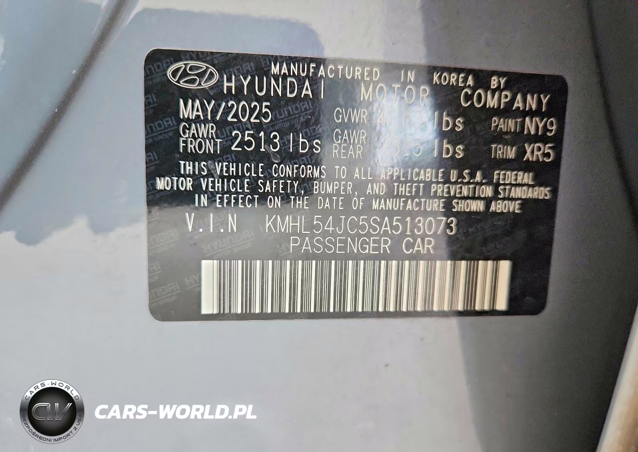 2025 Hyundai Sonata N Line VIN:KMHL54JC5SA513073 - 12