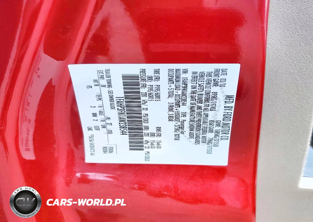 2010 Ford Focus Se VIN:1FAHP3FN1AW238544 - 12