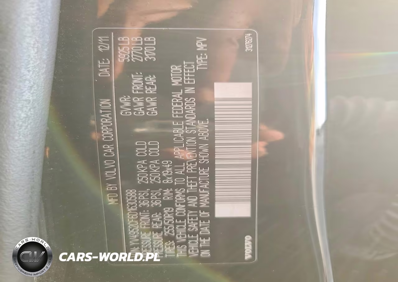 2013 Volvo Xc90 R Design VIN:YV4952CF6D1630588 - 13