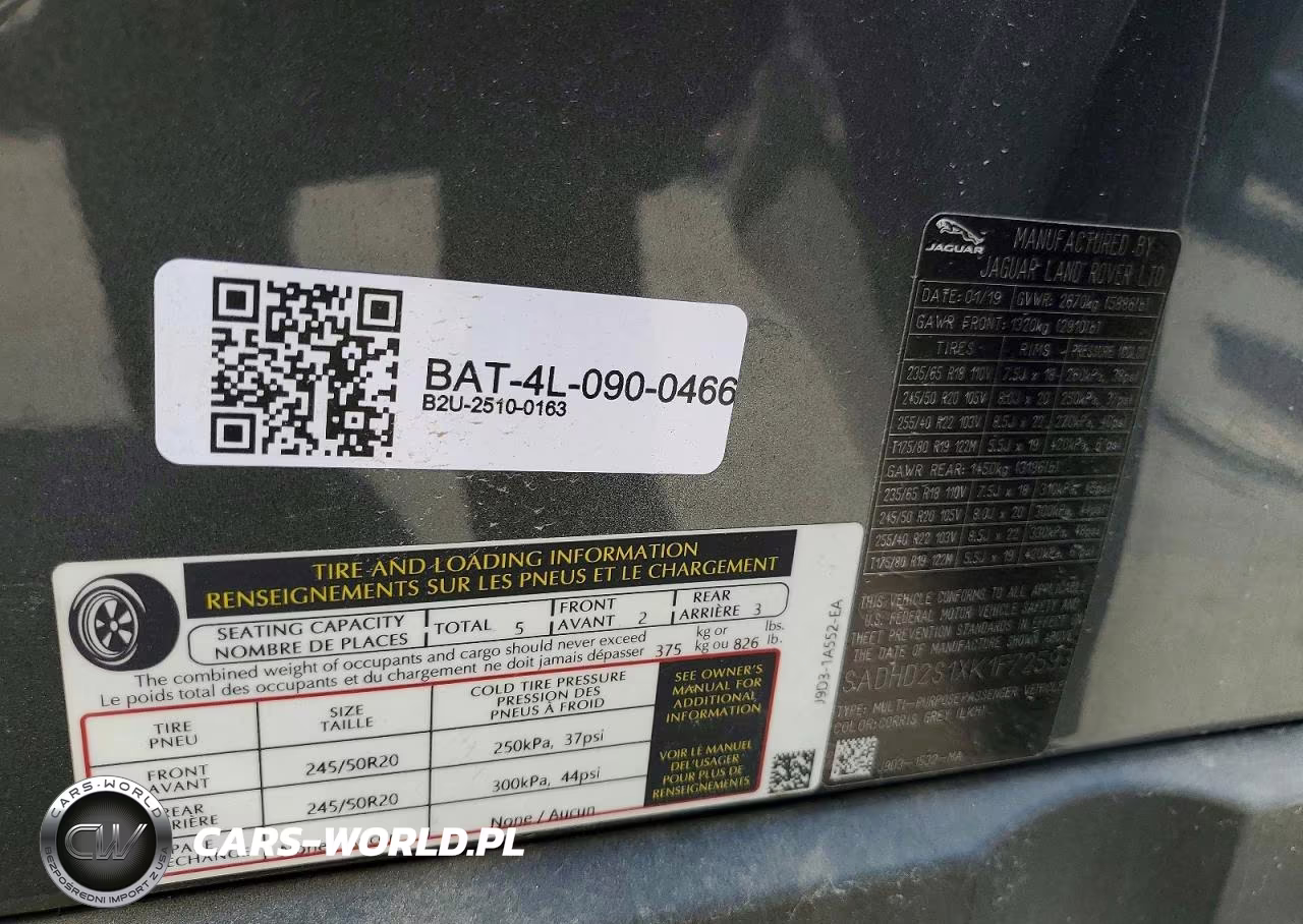2019 Jaguar I-Pace First Edition VIN:SADHD2S1XK1F72593 - 13
