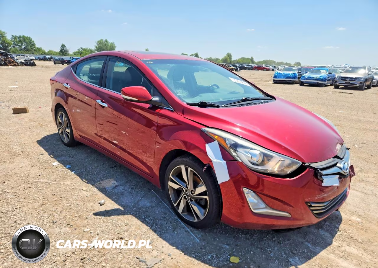 2014 Hyundai Elantra Limited VIN:5NPDH4AEXEH533950 - 4