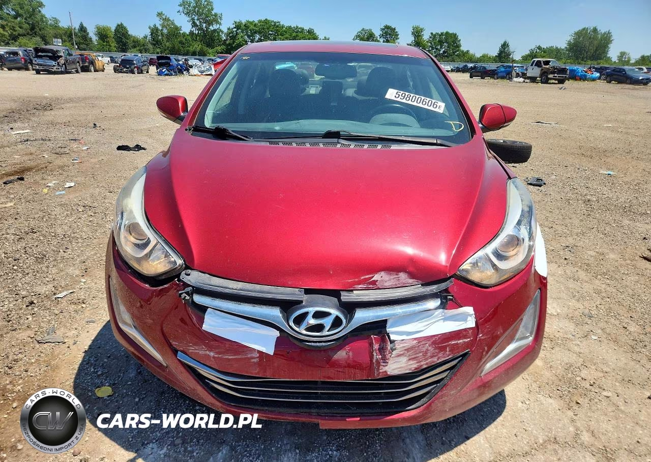 2014 Hyundai Elantra Limited VIN:5NPDH4AEXEH533950 - 5