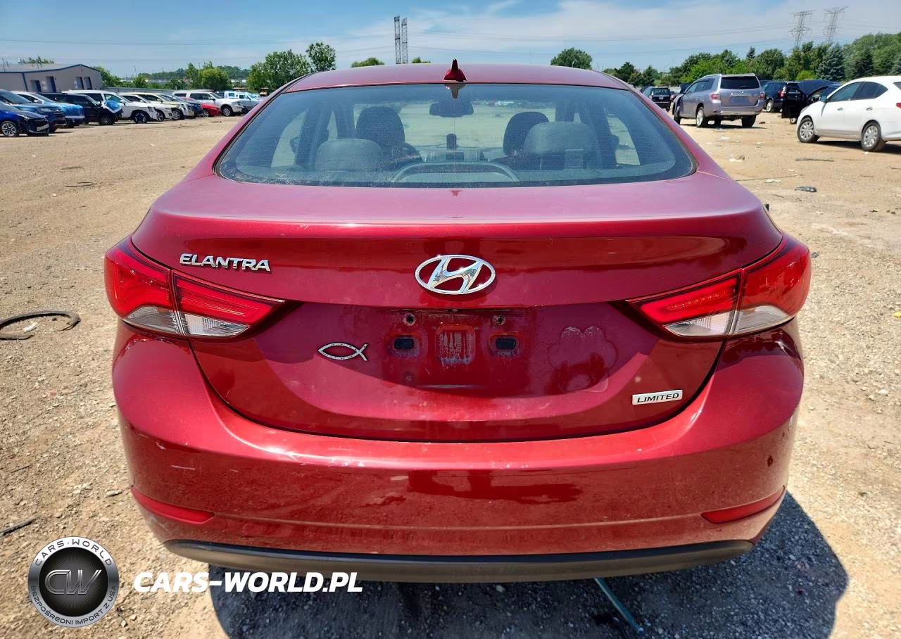 2014 Hyundai Elantra Limited VIN:5NPDH4AEXEH533950 - 6