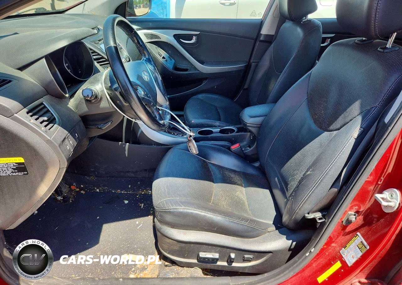 2014 Hyundai Elantra Limited VIN:5NPDH4AEXEH533950 - 7