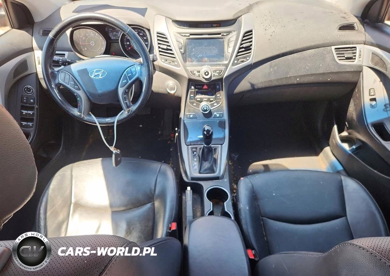 2014 Hyundai Elantra Limited VIN:5NPDH4AEXEH533950 - 8