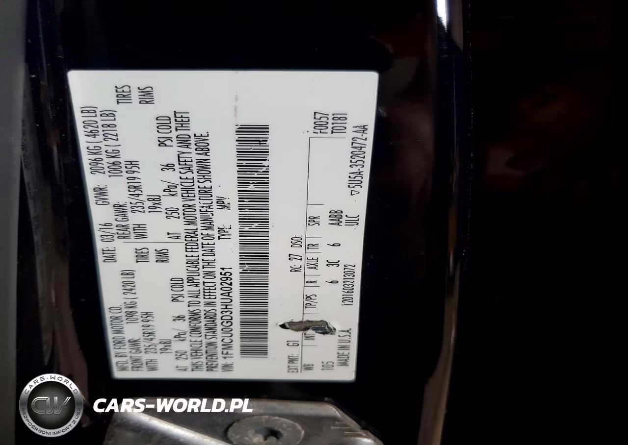2017 Ford Escape Se VIN:1FMCU0GD3HUA02951 - 14