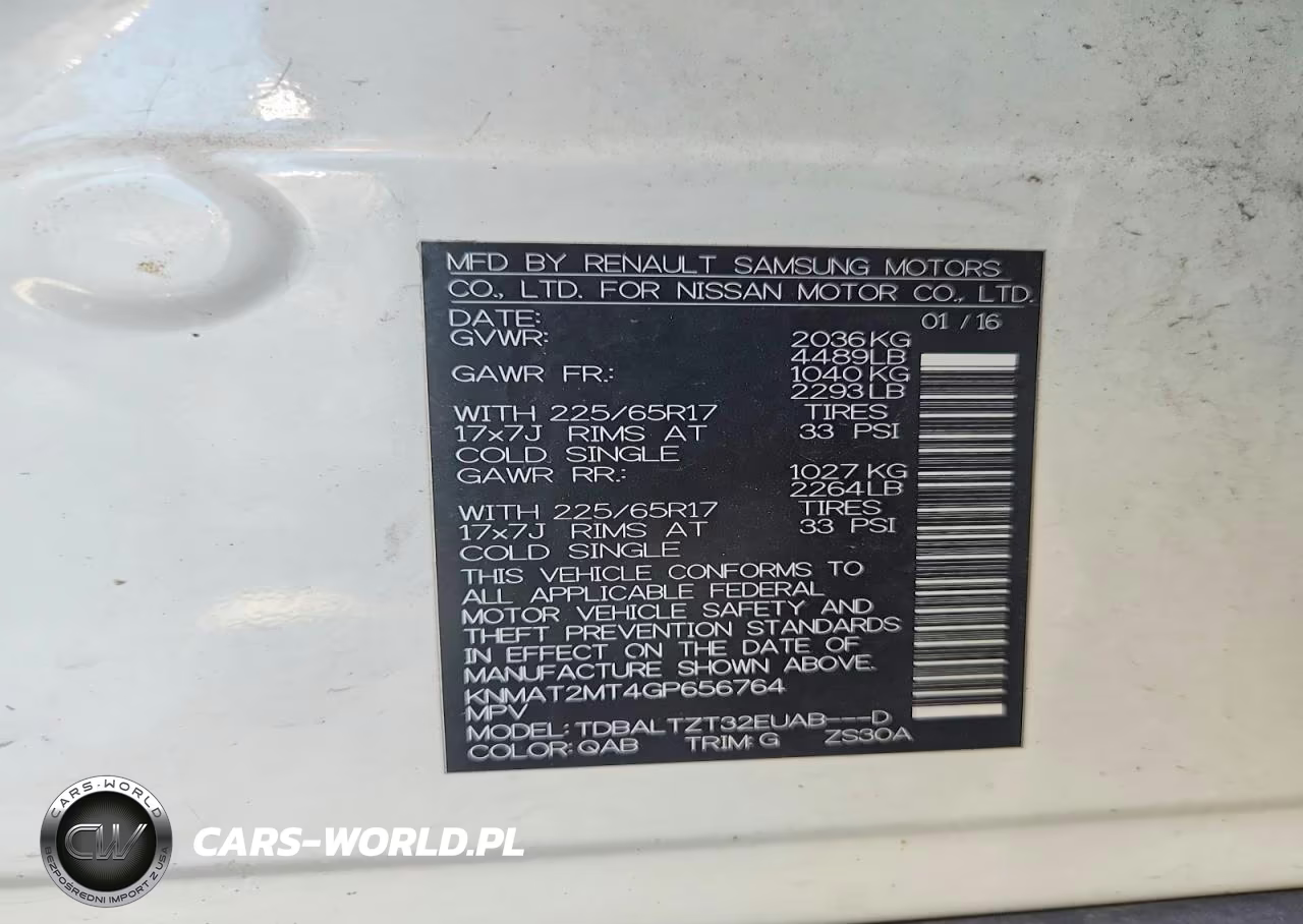 2016 Nissan Rogue Sv VIN:KNMAT2MT4GP656764 - 13