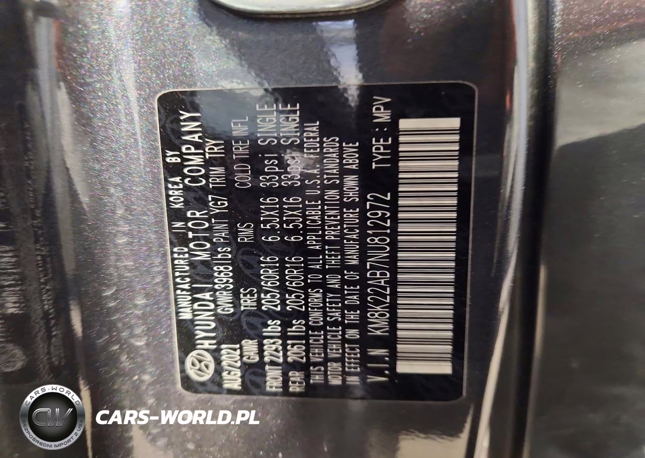 2022 Hyundai Kona Se VIN:KM8K22AB7NU812972 - 13
