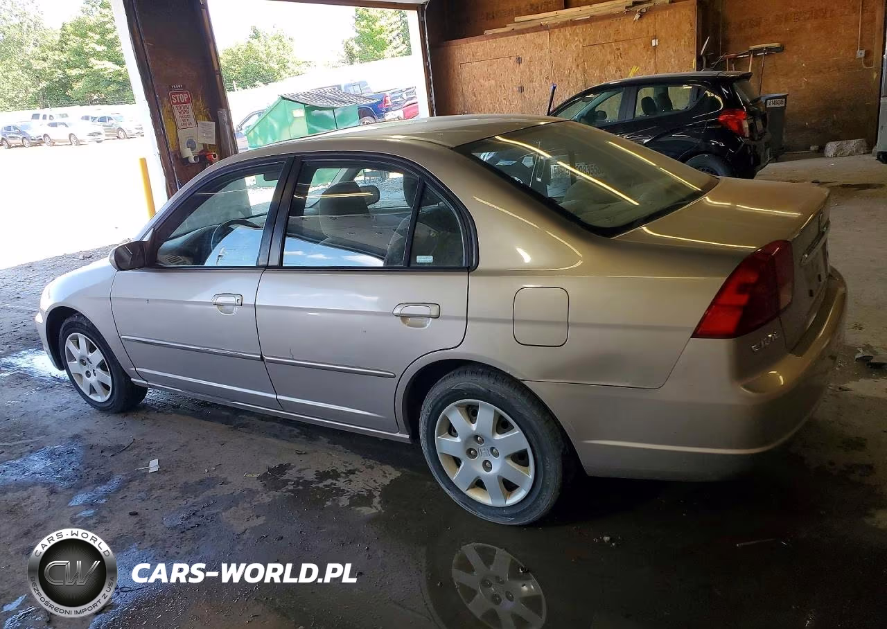 2001 Honda Civic Ex VIN:2HGES26771H609990 - 2