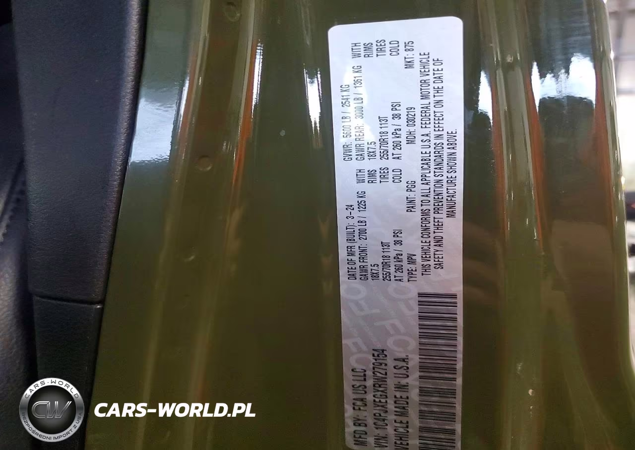 2024 Jeep Wrangler Sahara VIN:1C4PJXEGXRW279154 - 13