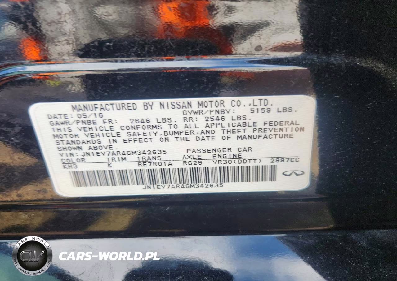 2016 Infiniti Q50 Sport VIN:JN1EV7AR4GM342635 - 12