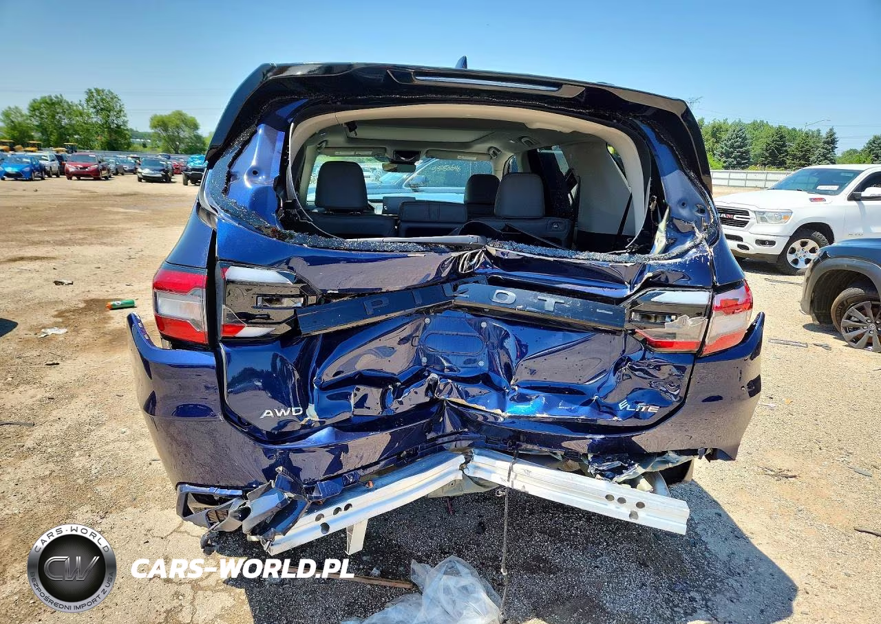 2025 Honda Pilot Elite VIN:5FNYG1H81SB157927 - 6