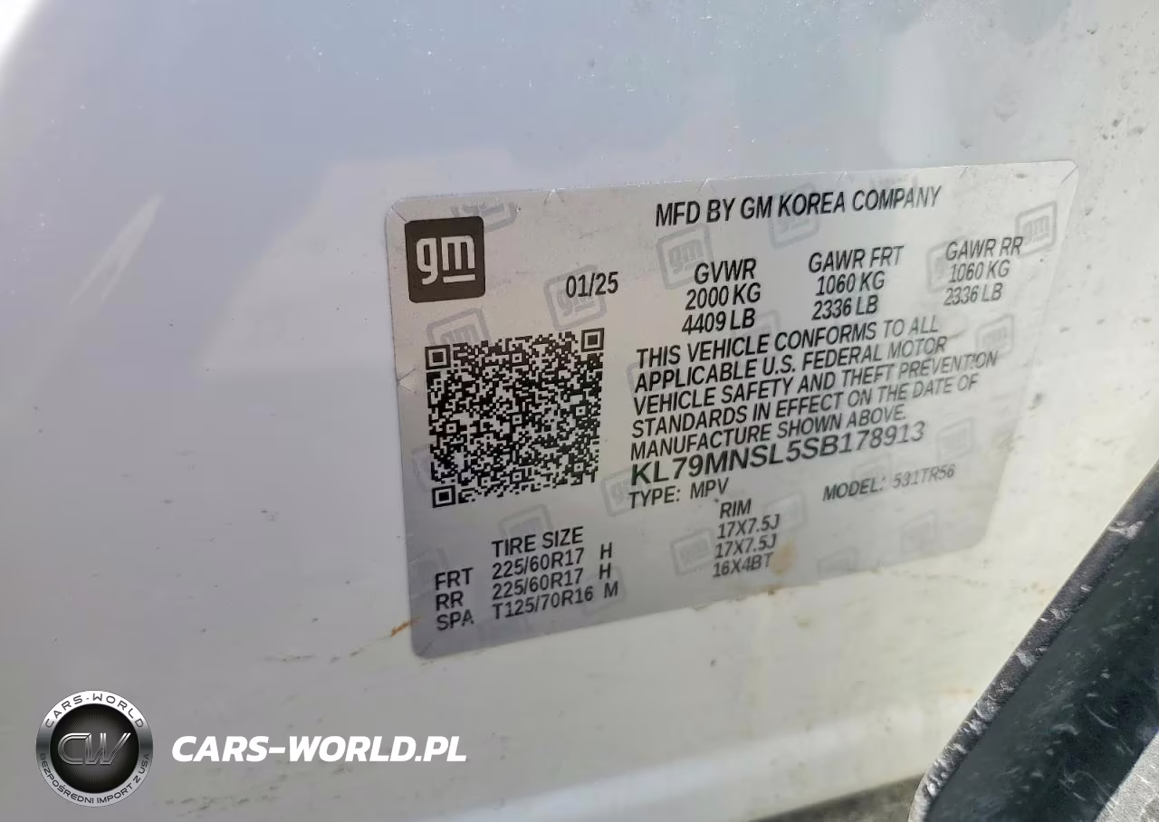 2025 Chevrolet Trailblazer Ls VIN:KL79MNSL5SB178913 - 13