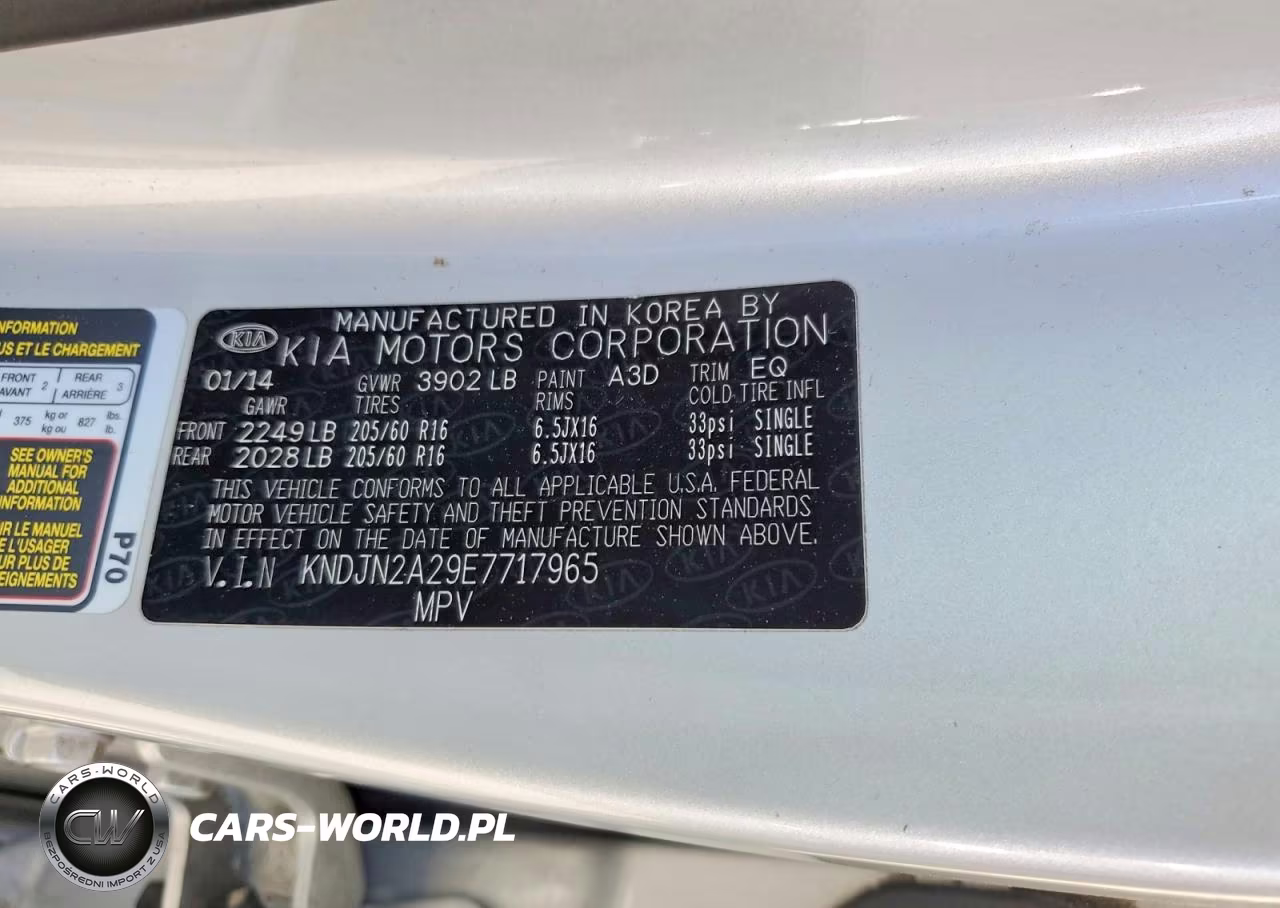 2014 Kia Soul Base VIN:KNDJN2A29E7717965 - 12