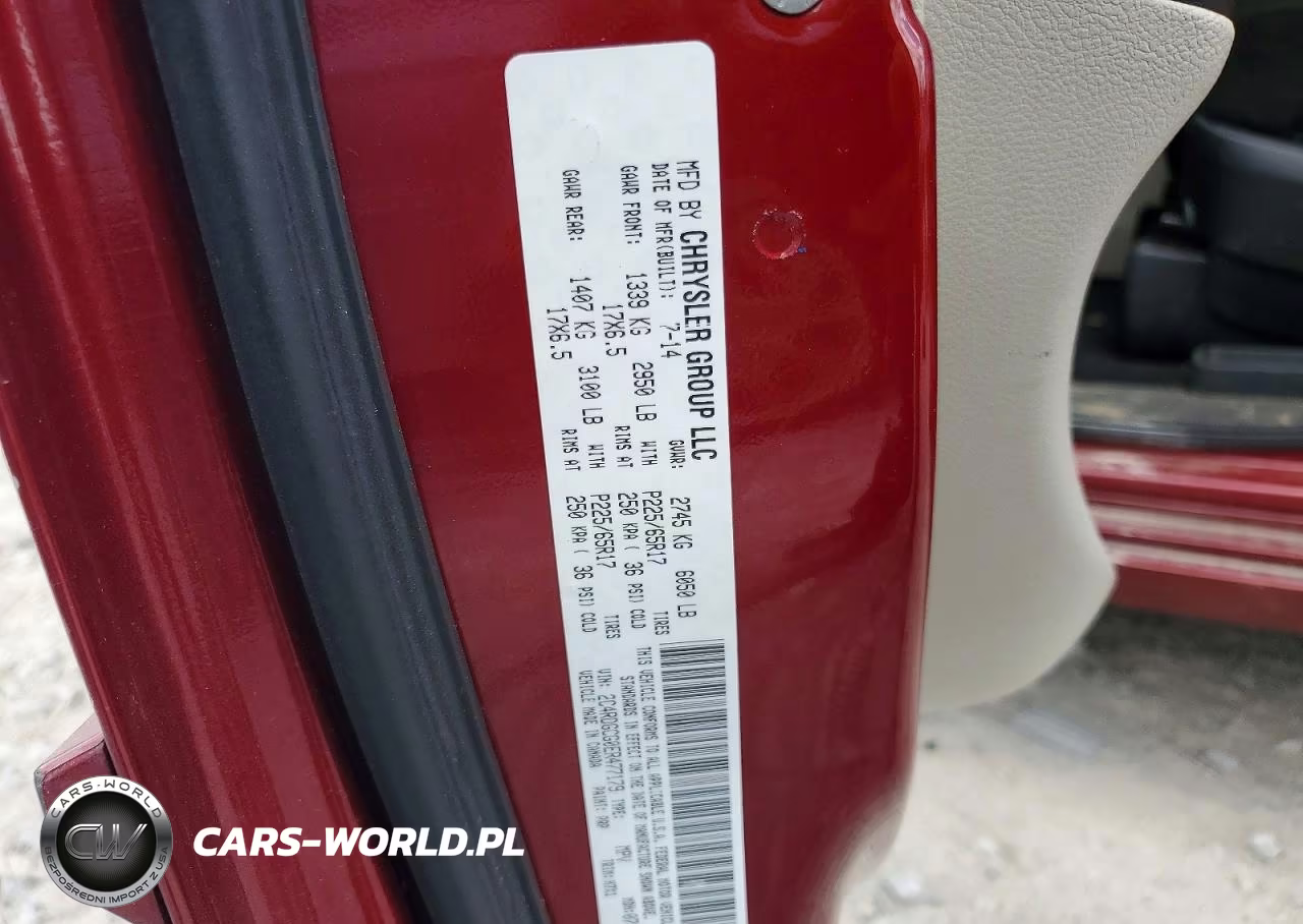 2014 Dodge Grand Caravan Sxt VIN:2C4RDGCG0ER477179 - 14
