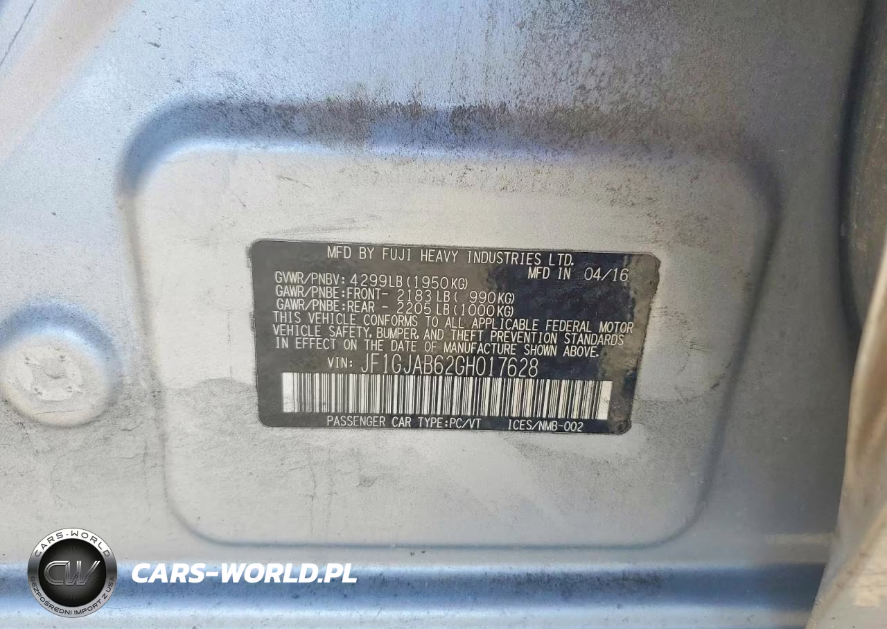 2016 Subaru Impreza Premium VIN:JF1GJAB62GH017628 - 12